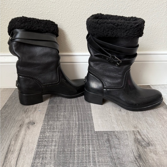 Coach Zena Round Toe Suede Mid Calf Boot Size US 7 - Picture 8 of 10